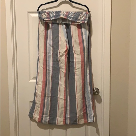 Striped Wide Leg Beach Pants - Picture 2 of 3